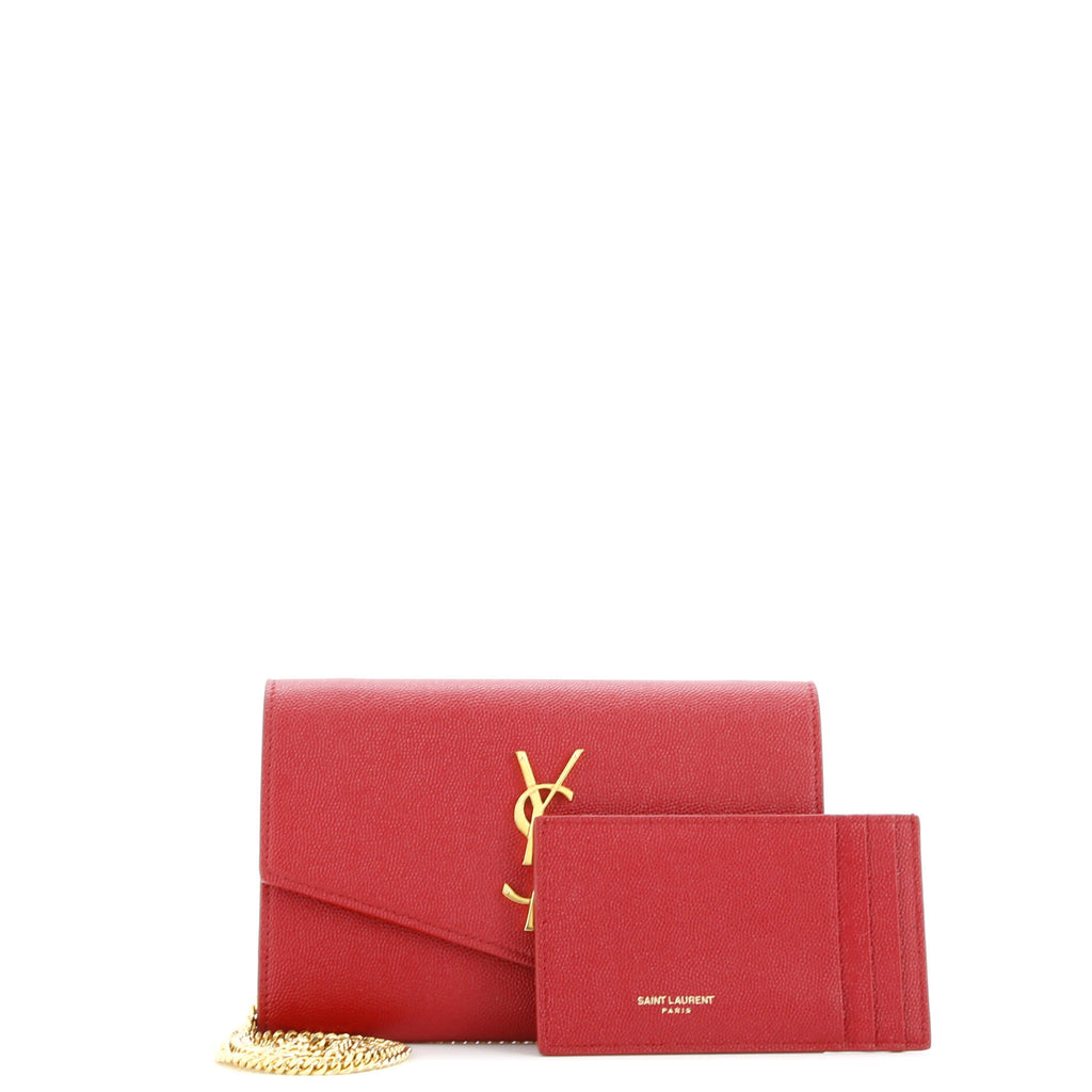 Uptown Chain Wallet Leather
