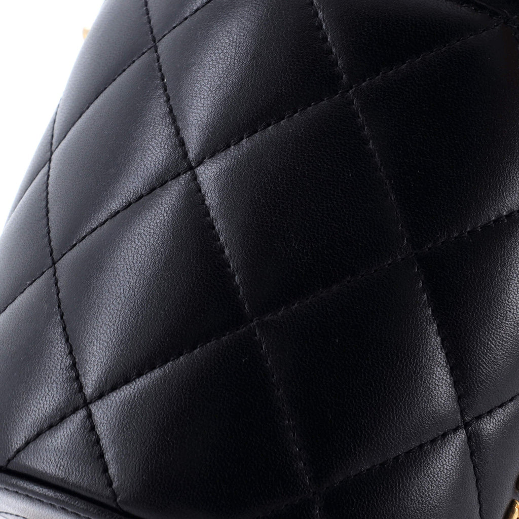 Side Note Vanity Case Quilted Lambskin Small