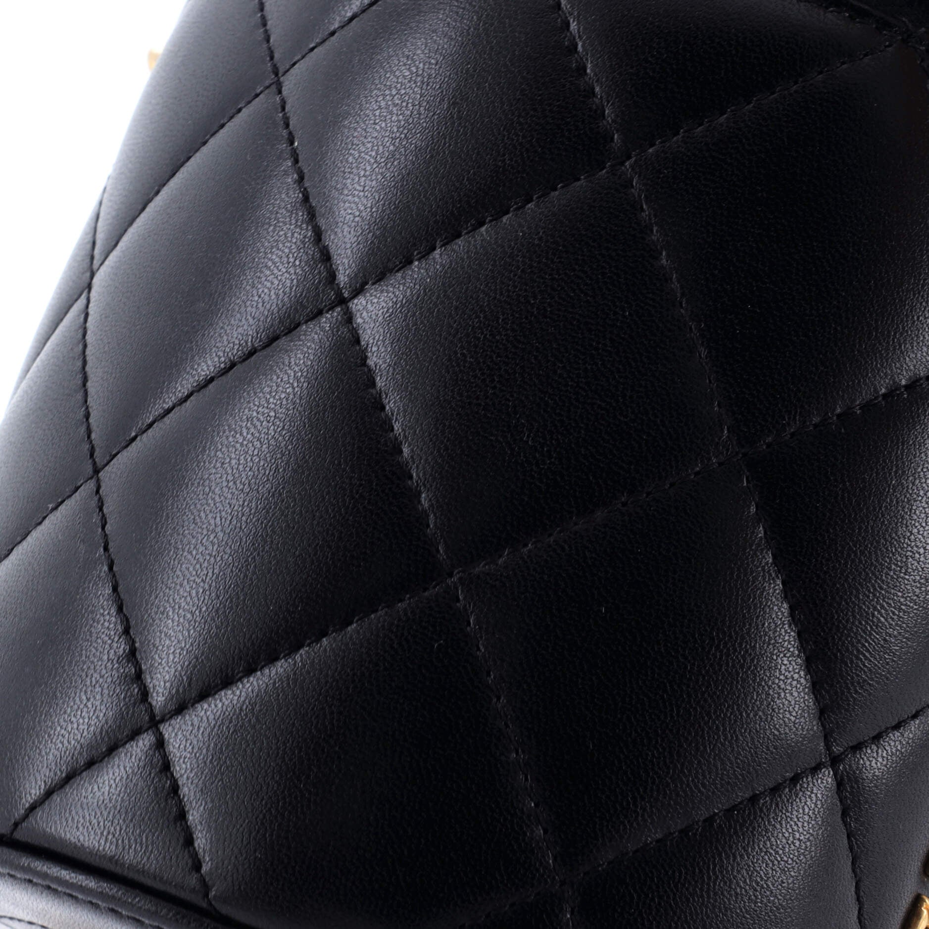Side Note Vanity Case Quilted Lambskin Small