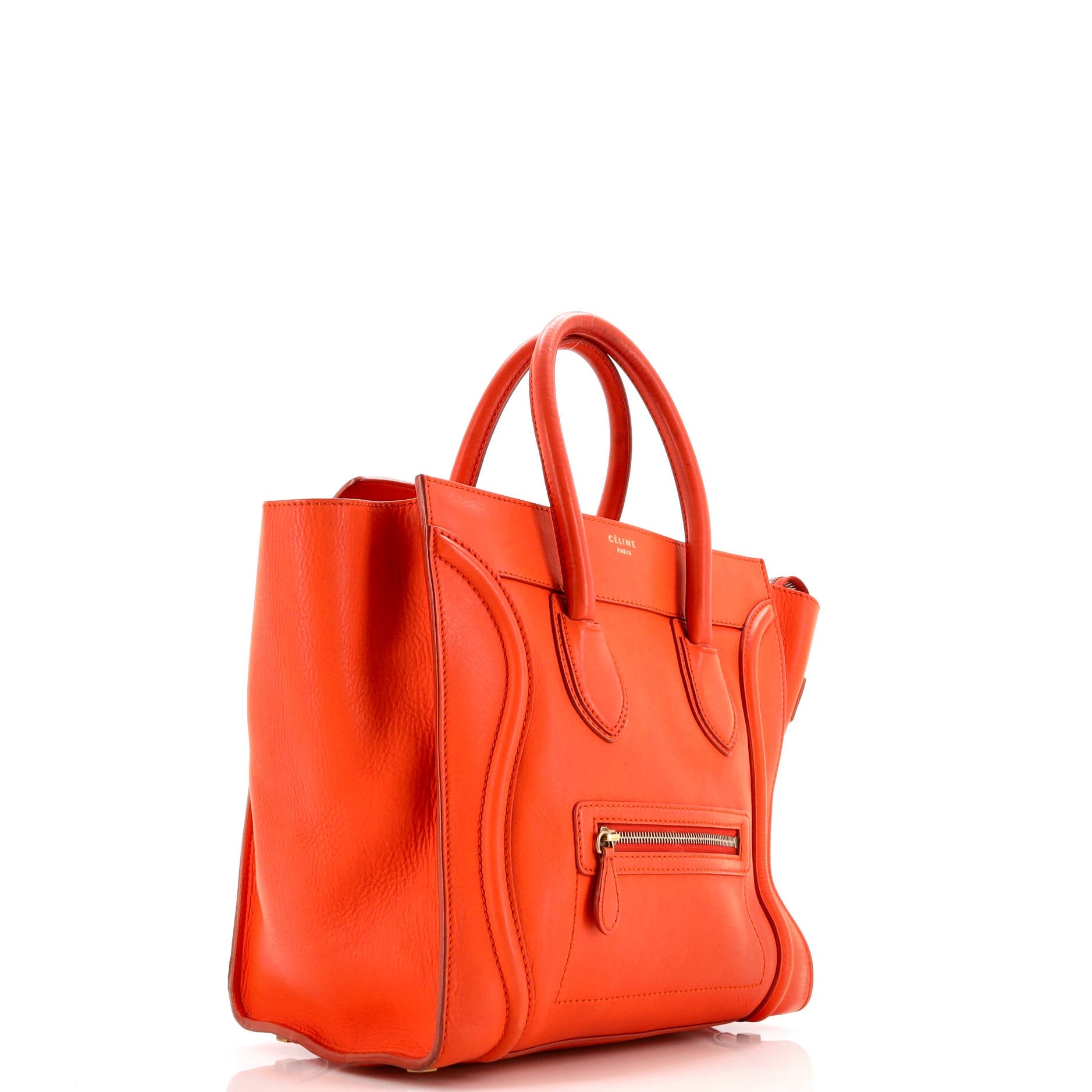 Luggage Bag Grainy Leather Mini
