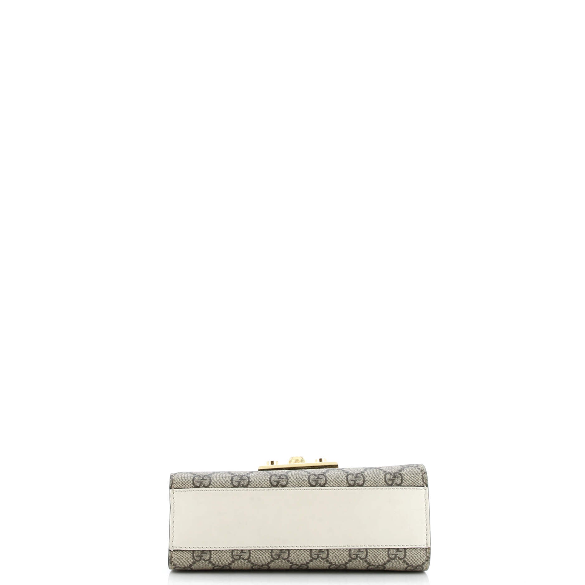 Pearly Padlock Shoulder Bag GG Coated Canvas with Studded Leather Small