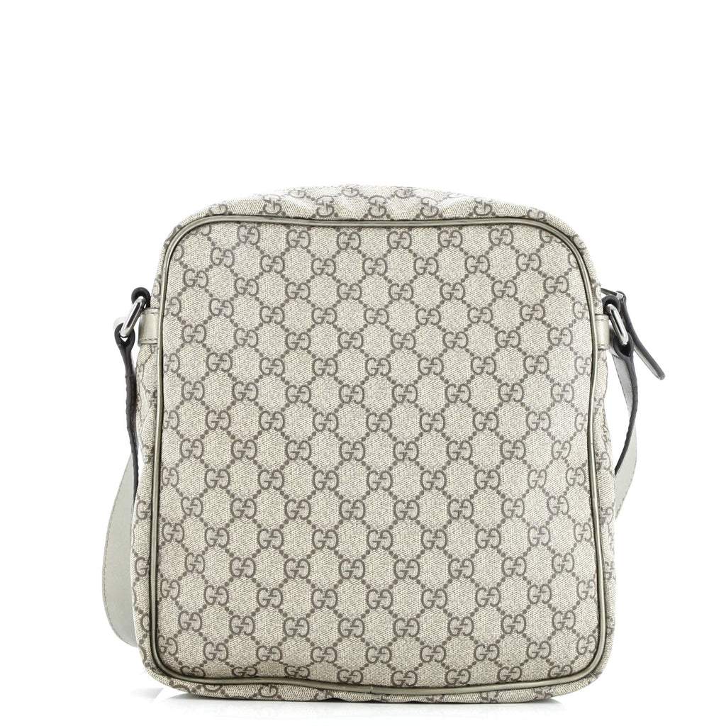 Front Zip Messenger GG Coated Canvas Medium