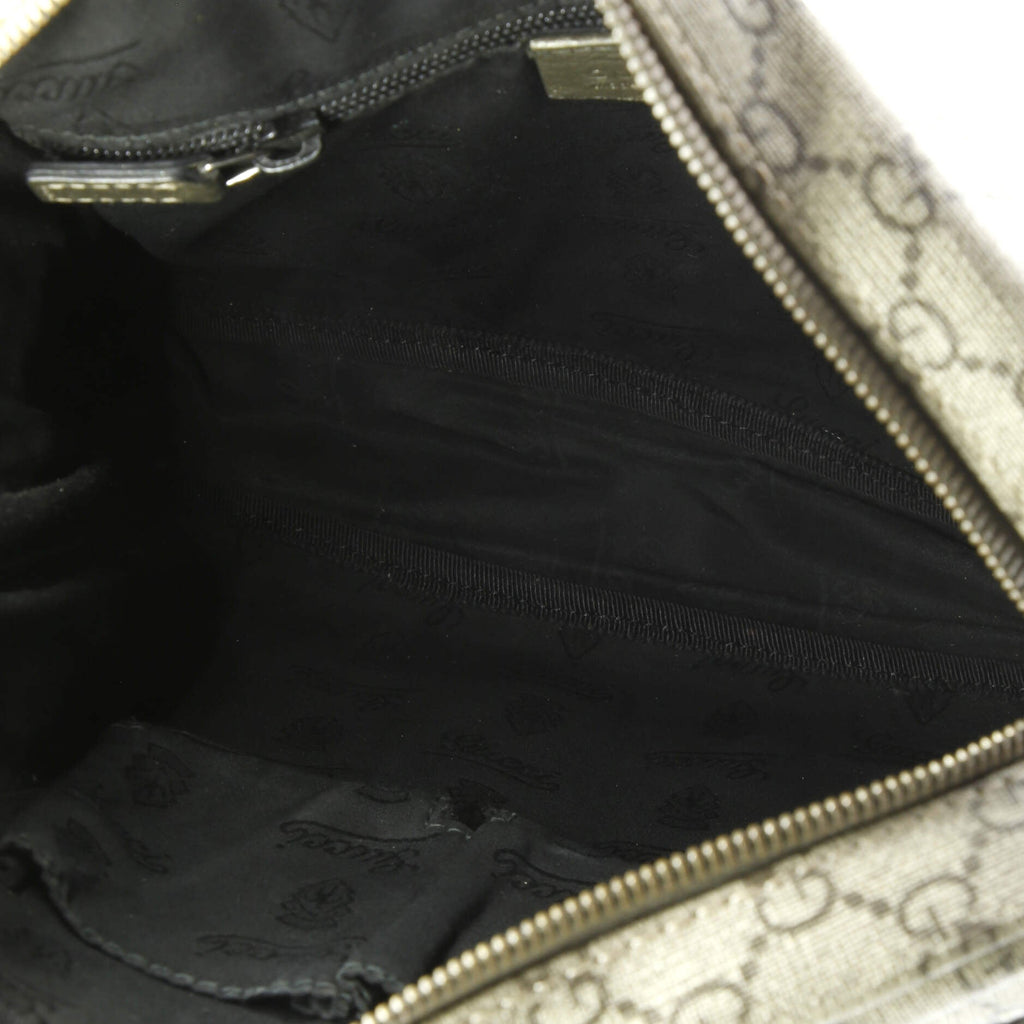 Front Zip Messenger GG Coated Canvas Medium