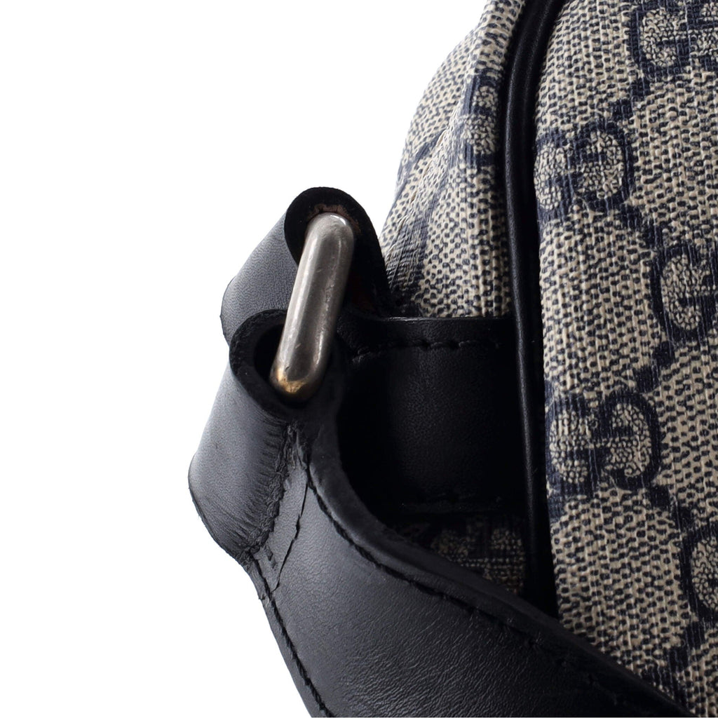 Front Zip Messenger GG Coated Canvas Medium