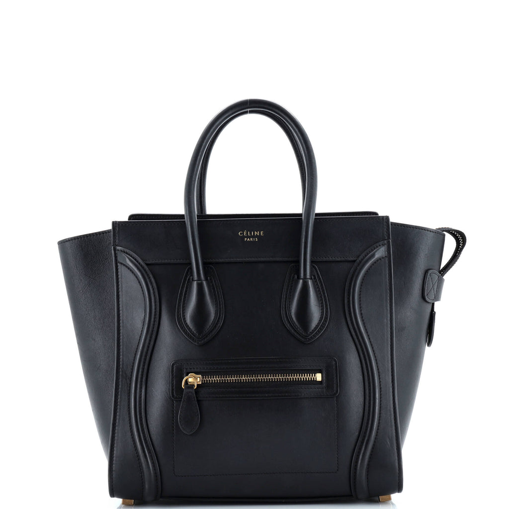 Luggage Bag Smooth Leather Micro