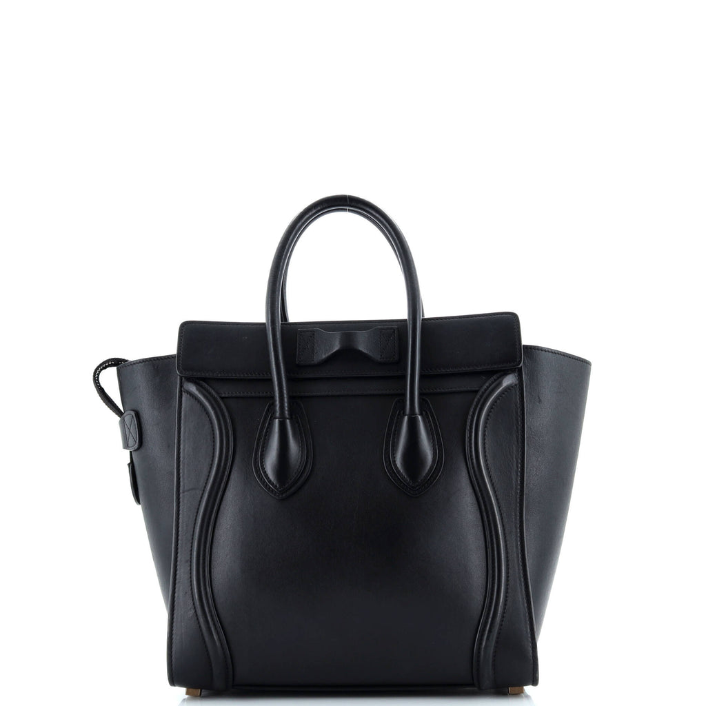 Luggage Bag Smooth Leather Micro