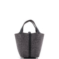 Picotin Lock Bag Felt with Leather PM