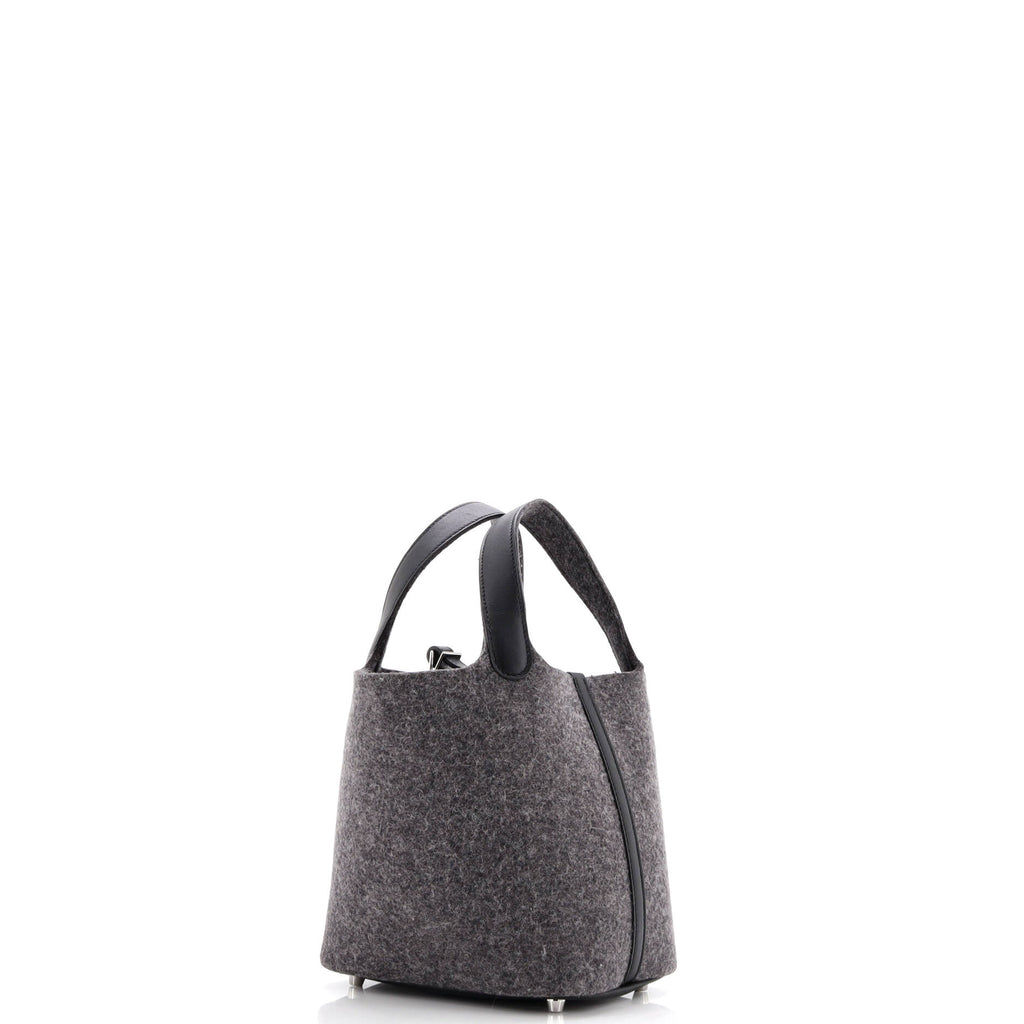Picotin Lock Bag Felt with Leather PM