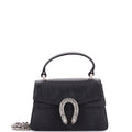 Dionysus Top Handle Bag Leather with Crystals Mini