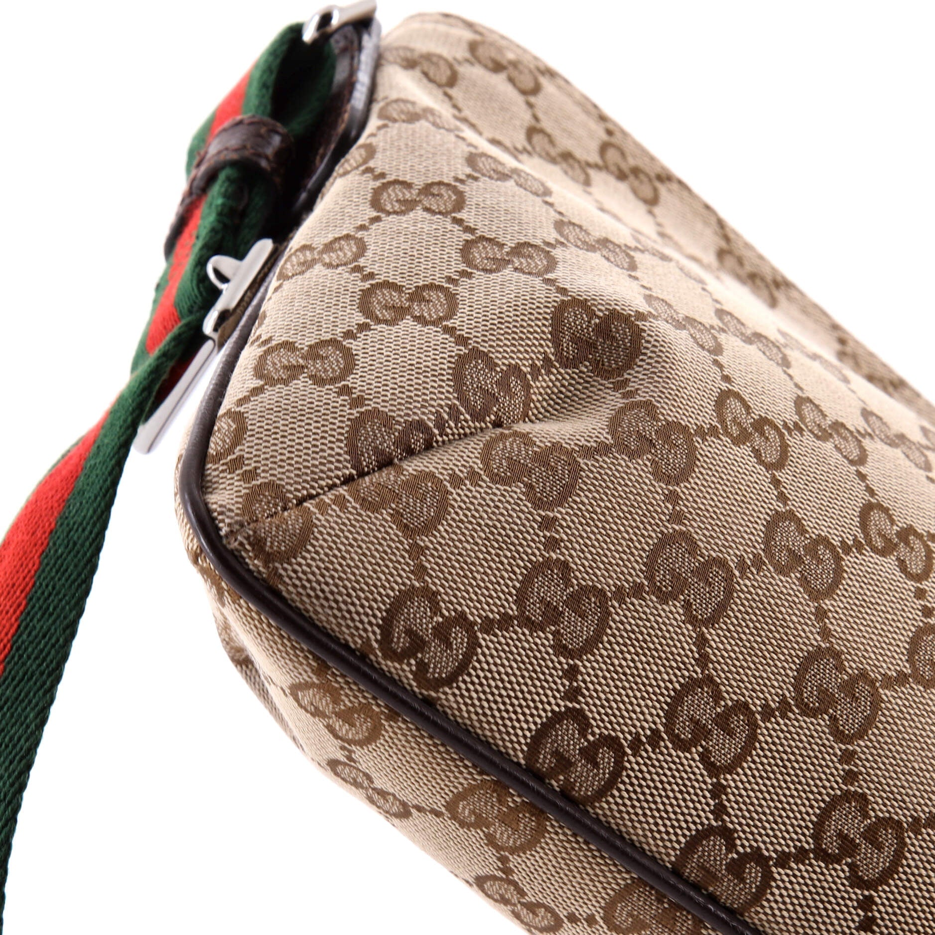 Web Strap Messenger Bag GG Canvas Small