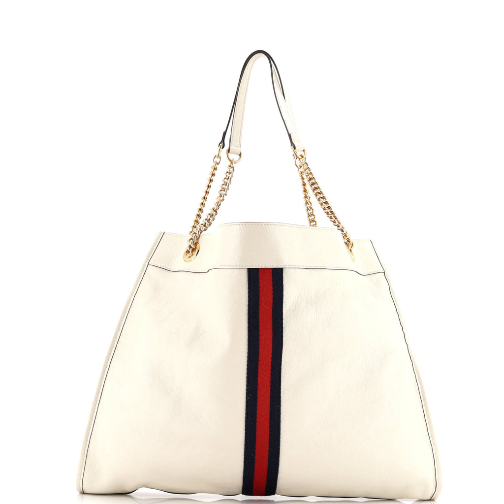 Rajah Chain Tote Leather Large