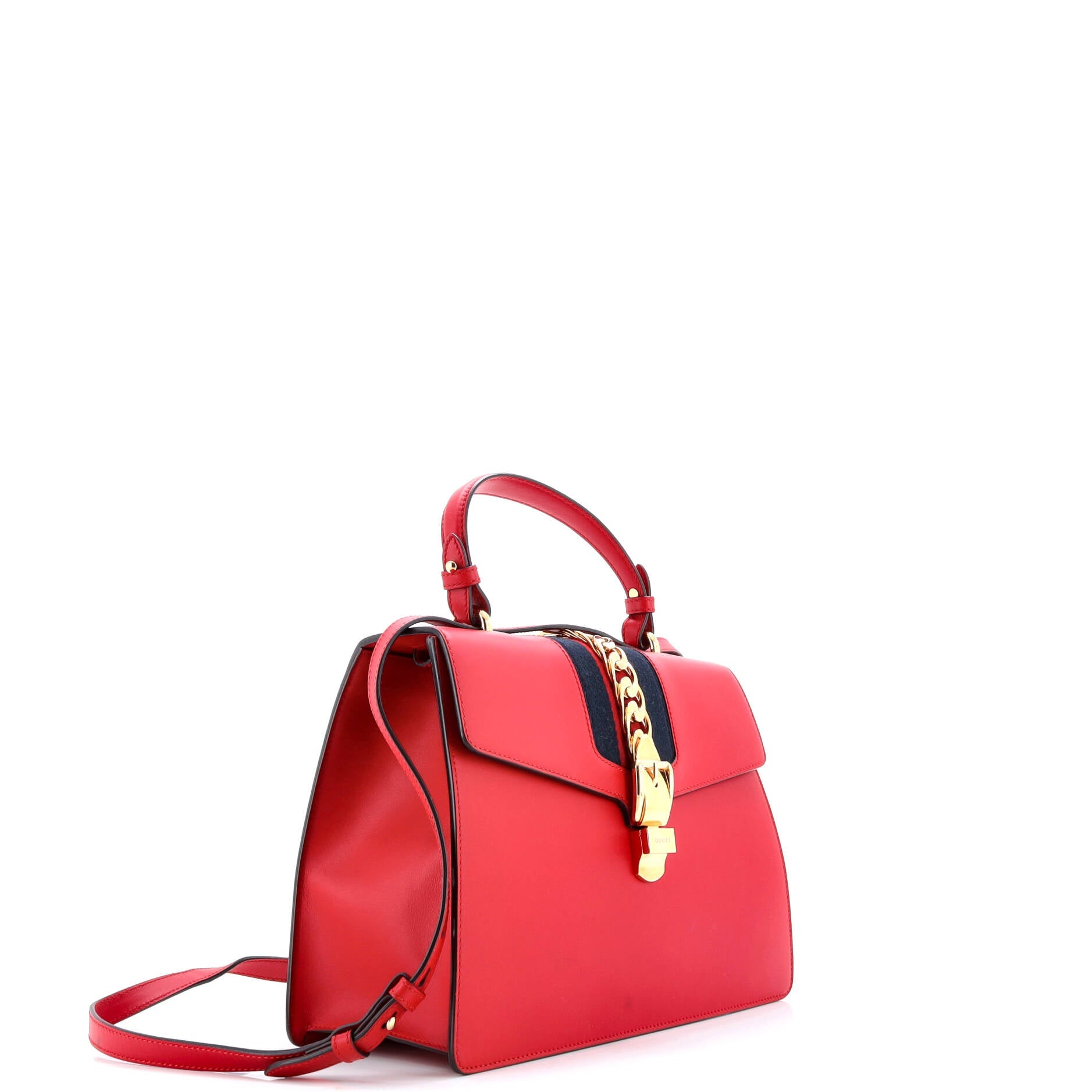 Sylvie Top Handle Bag Leather Medium