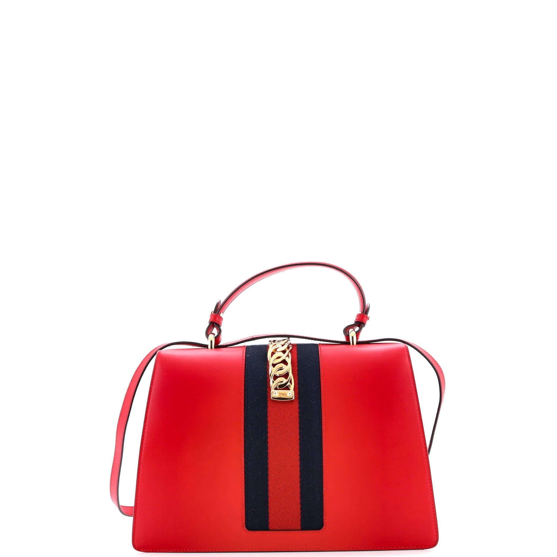 Sylvie Top Handle Bag Leather Medium