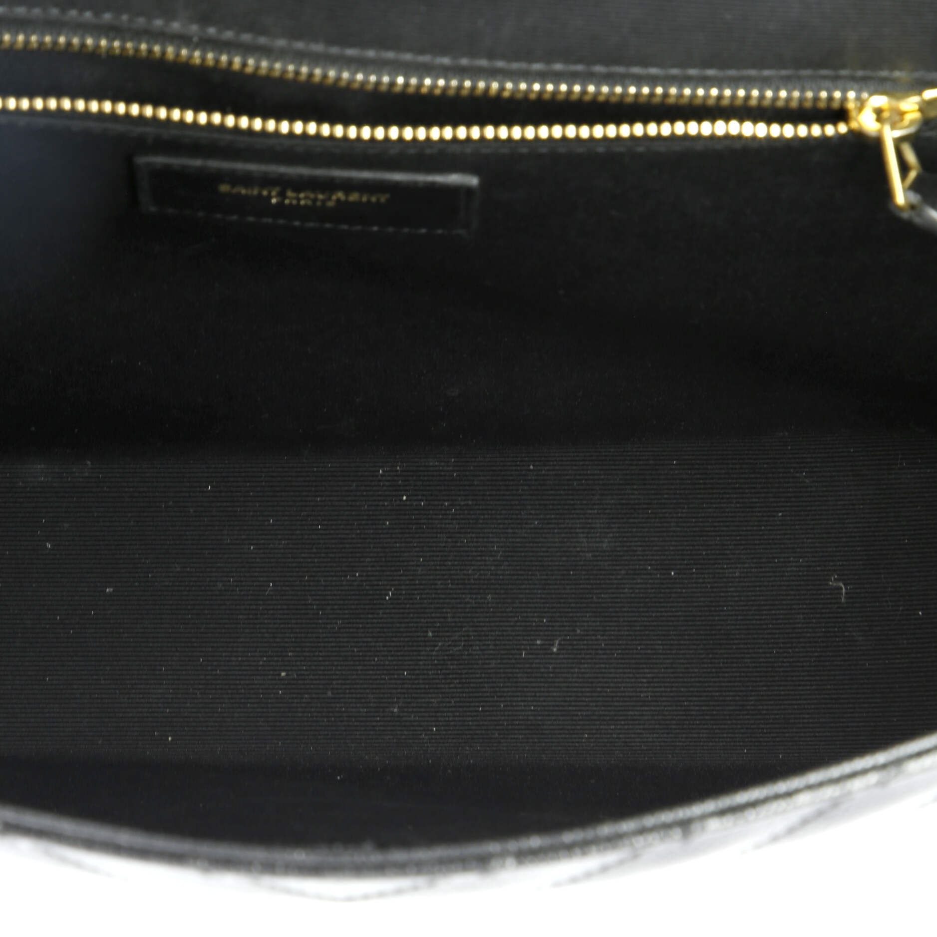Classic Monogram Envelope Satchel Matelasse Chevron Leather Large