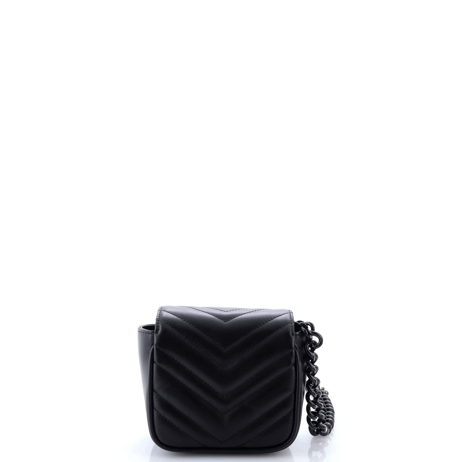 GG Marmont Flap Belt Bag Matelasse Leather Mini