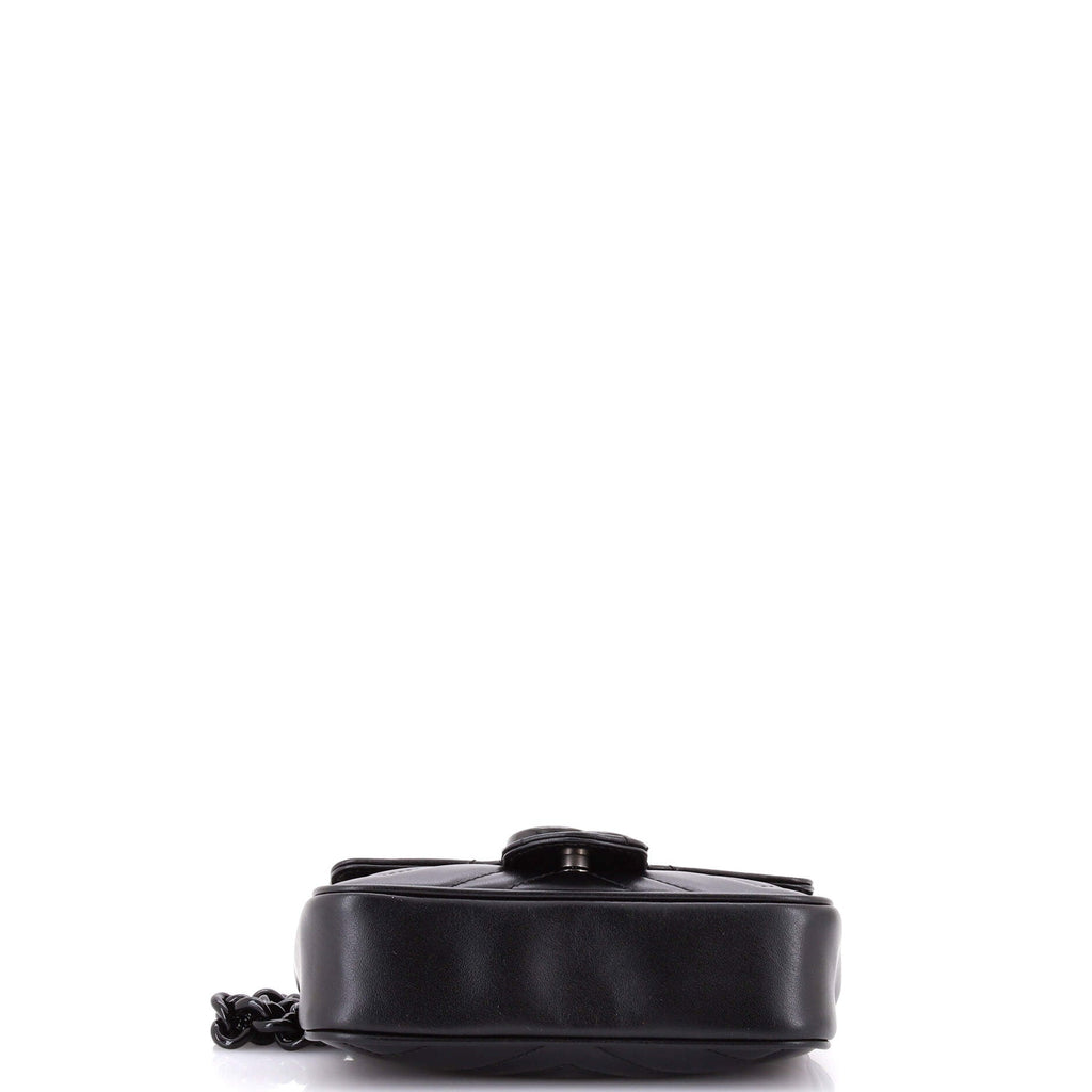 GG Marmont Flap Belt Bag Matelasse Leather