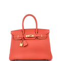 Birkin Handbag Capucine Togo with Gold Hardware 30