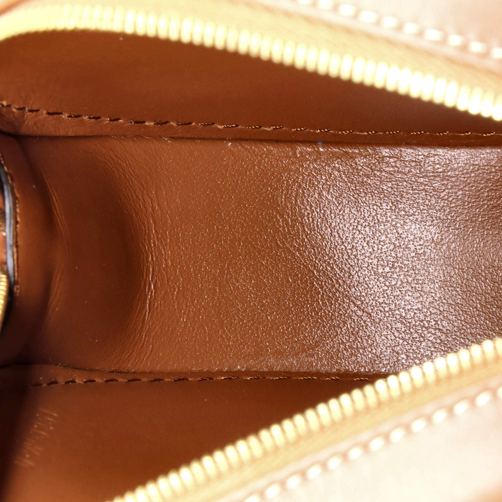 Triomphe Oval Crossbody Bag Leather Mini