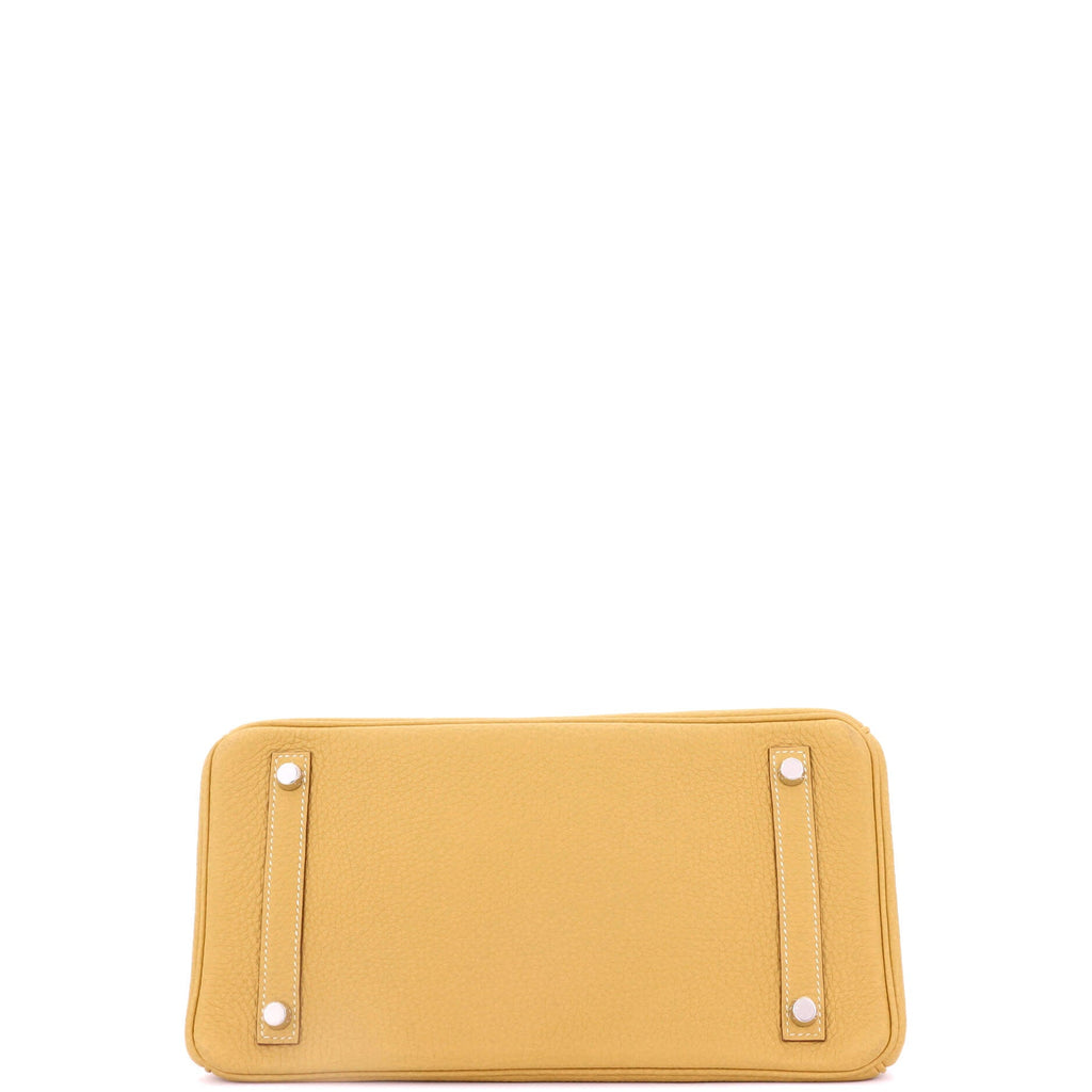 Birkin Handbag Curry Togo with Palladium Hardware 30