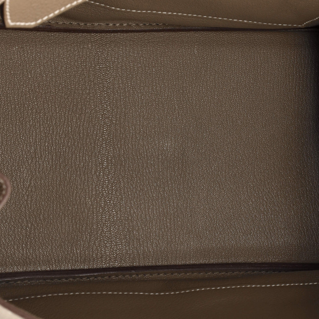 Birkin Handbag Grey Togo with Palladium Hardware 30