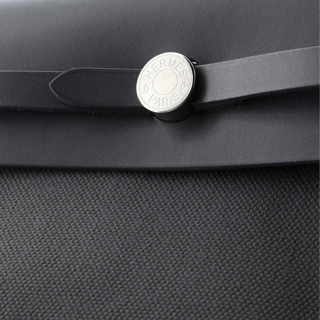 Herbag Zip Toile and Leather 20