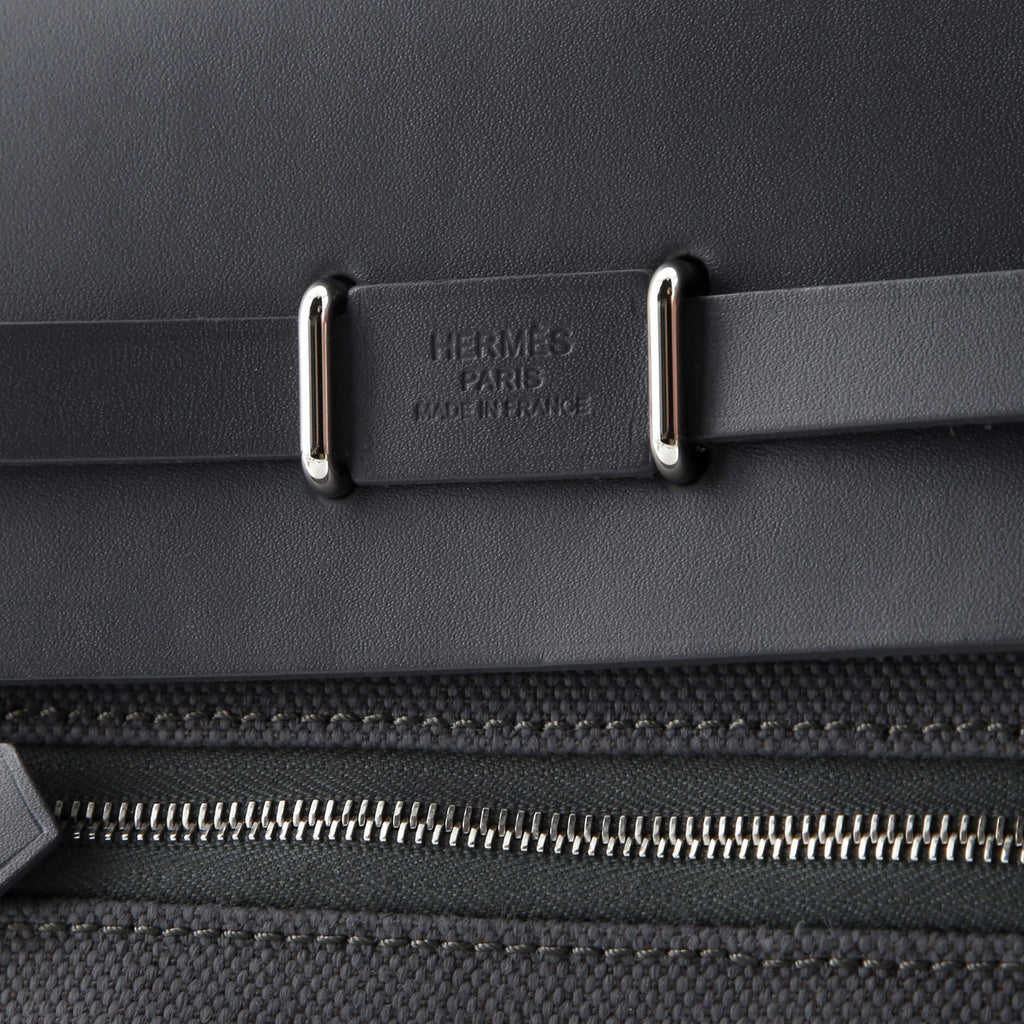 Herbag Zip Toile and Leather 20