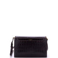 Catherine Crossbody Bag Crocodile Embossed Leather