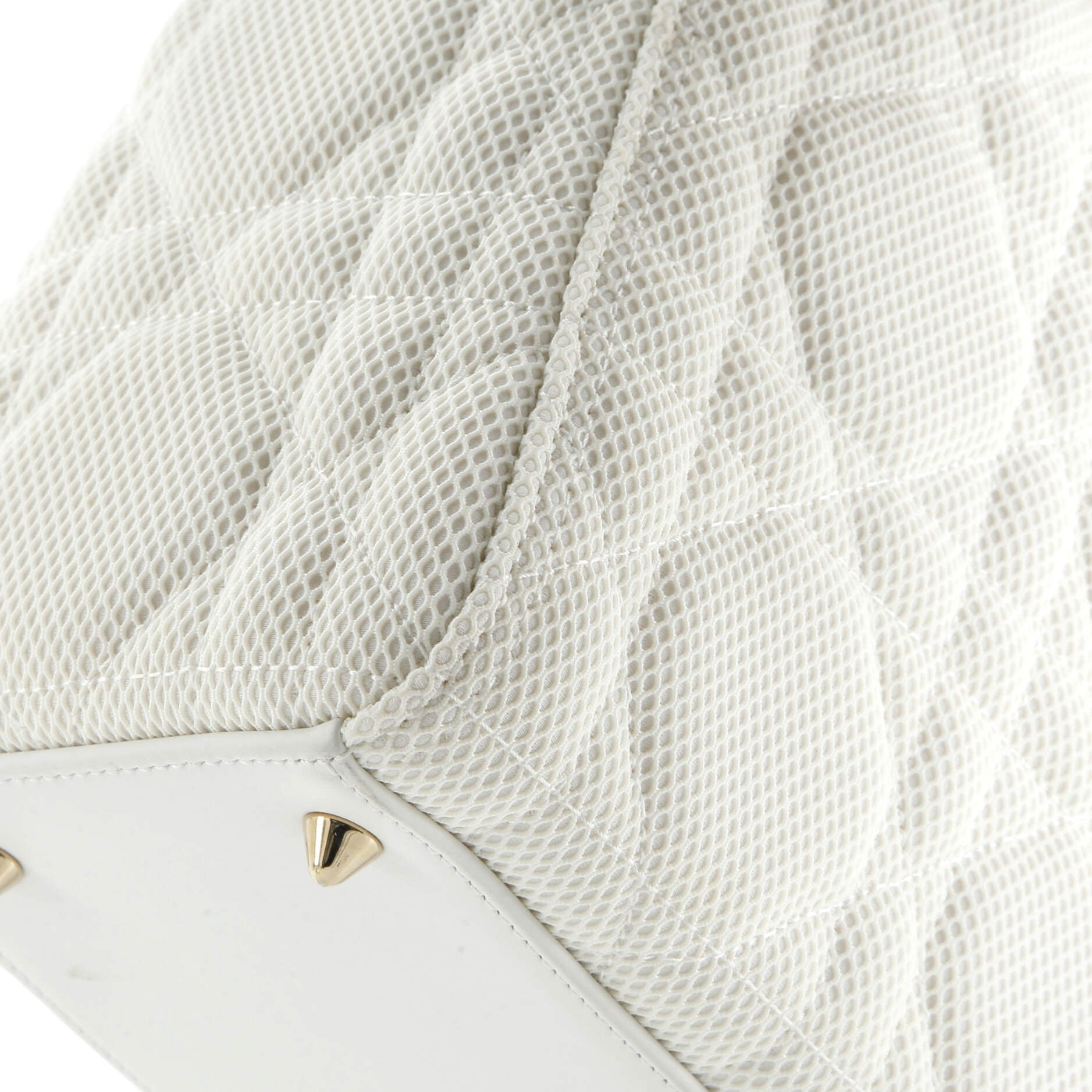 Lady Dior Bag Cannage Quilt Mesh Medium