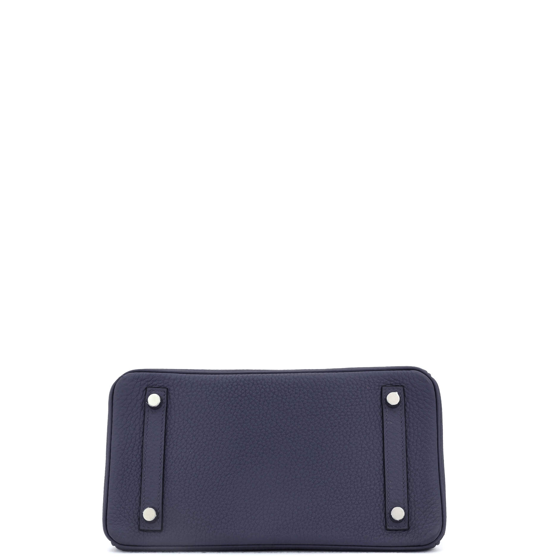 Birkin Handbag Bleu Nuit Togo with Palladium Hardware 25