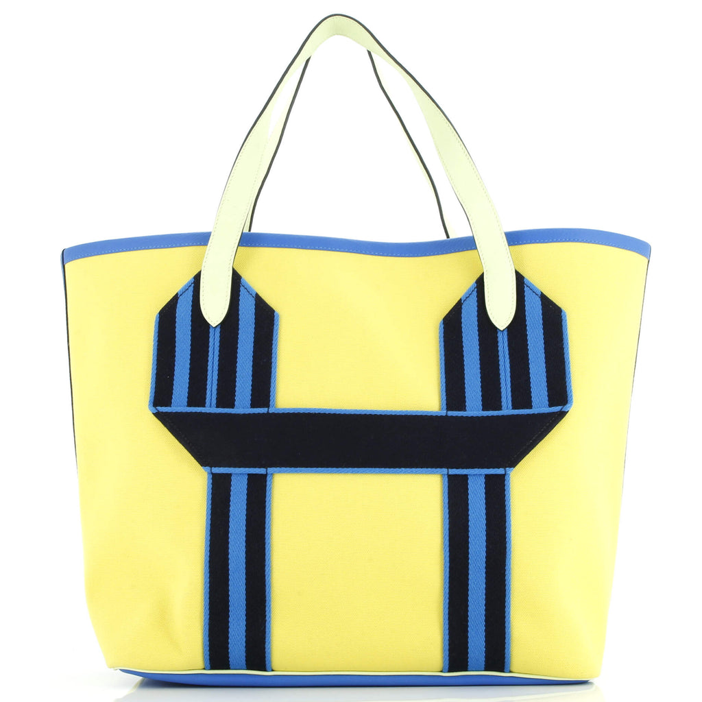 Pursangle Tote Canvas with Leather