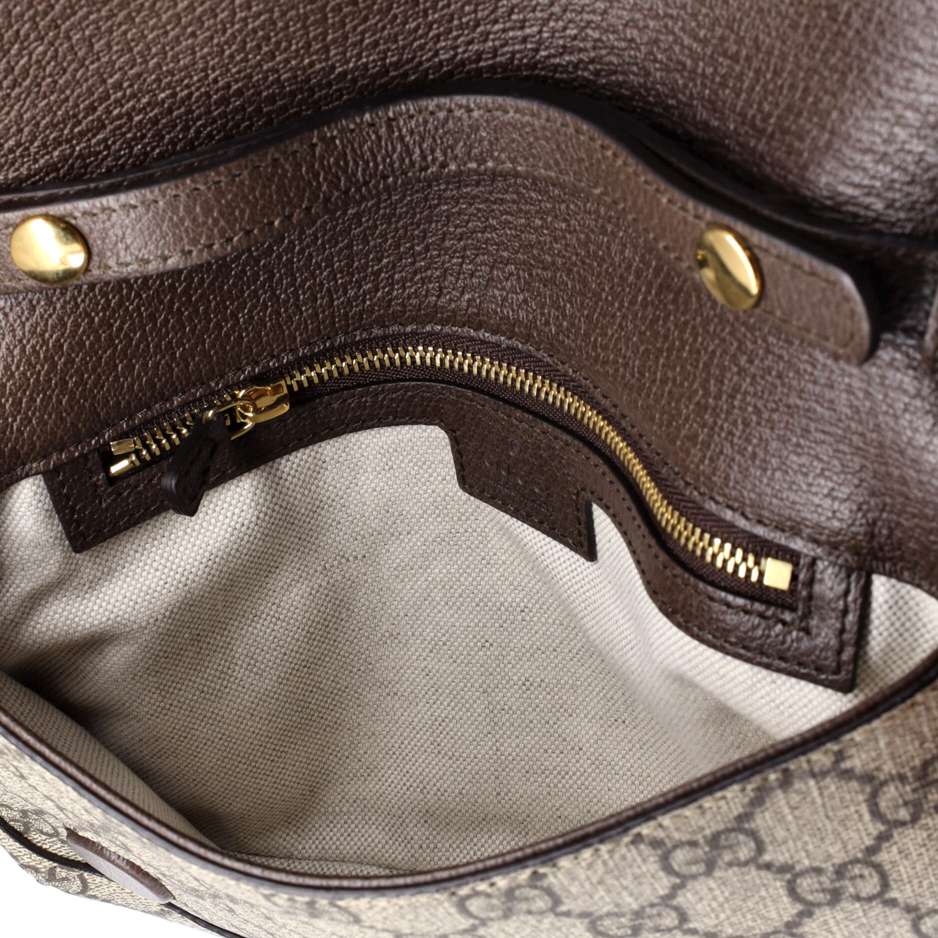 Blondie NM Chain Flap Bag GG Coated Canvas Small