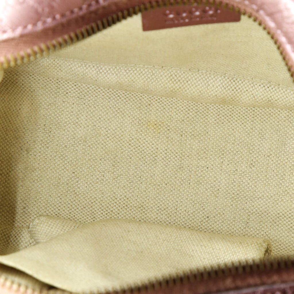 Sunshine Disco Crossbody Bag Microguccissima Leather Small