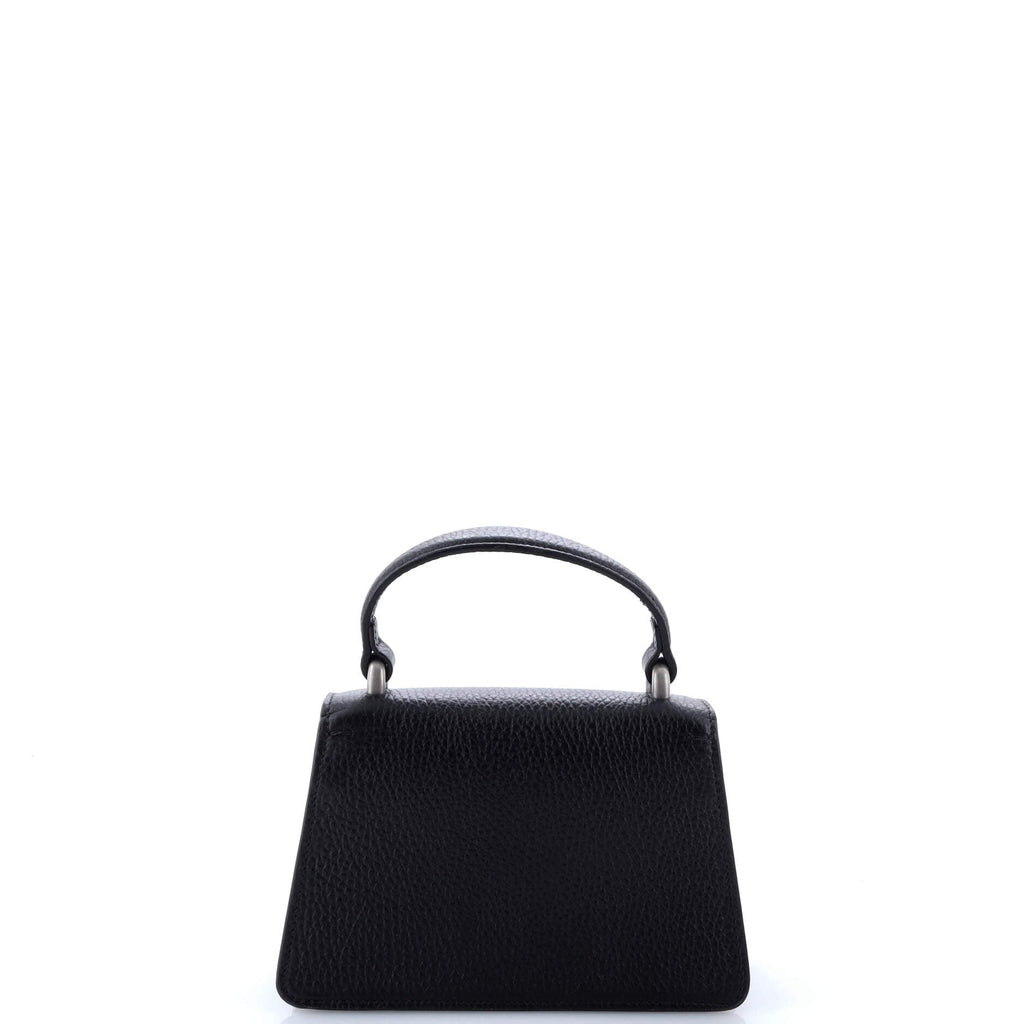 Dionysus Top Handle Bag Leather with Crystals Mini