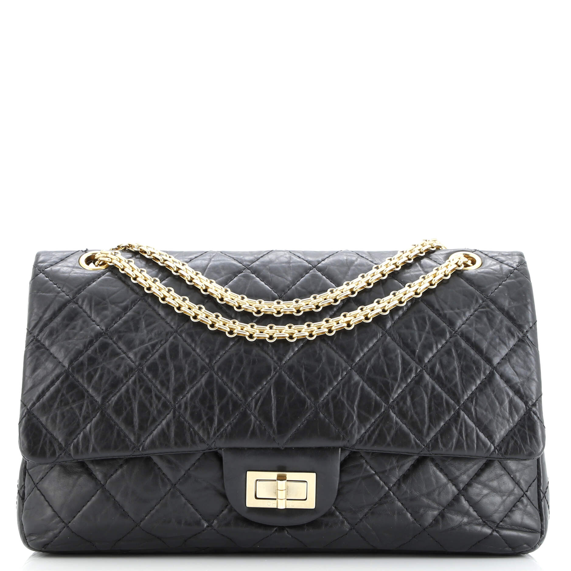 Reissue 2.55 Flap Bag Quilted Aged Calfskin 227