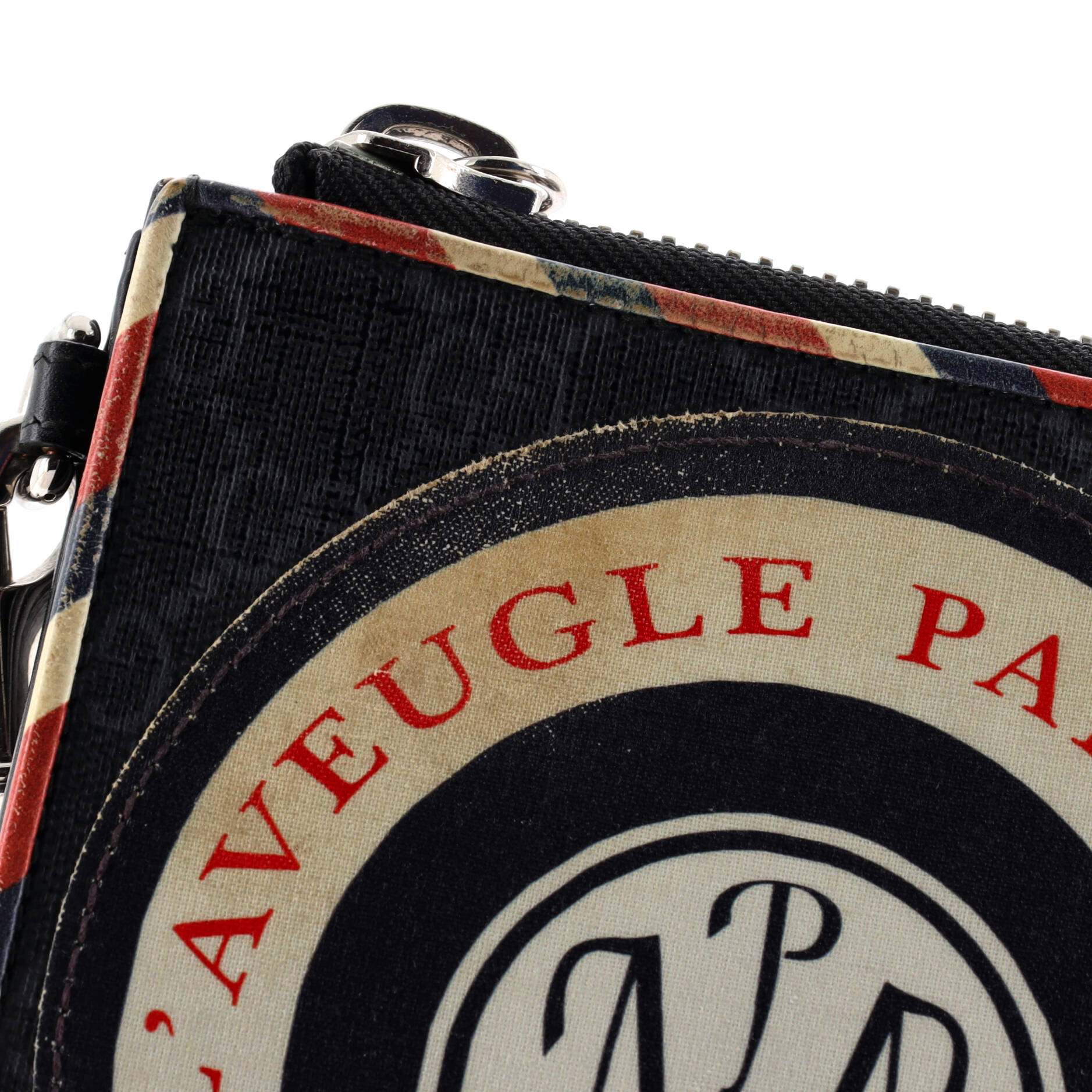 Night Courrier Pouch GG Coated Canvas with Applique