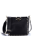 Rockstud Flip Lock Messenger Bag Leather Mini