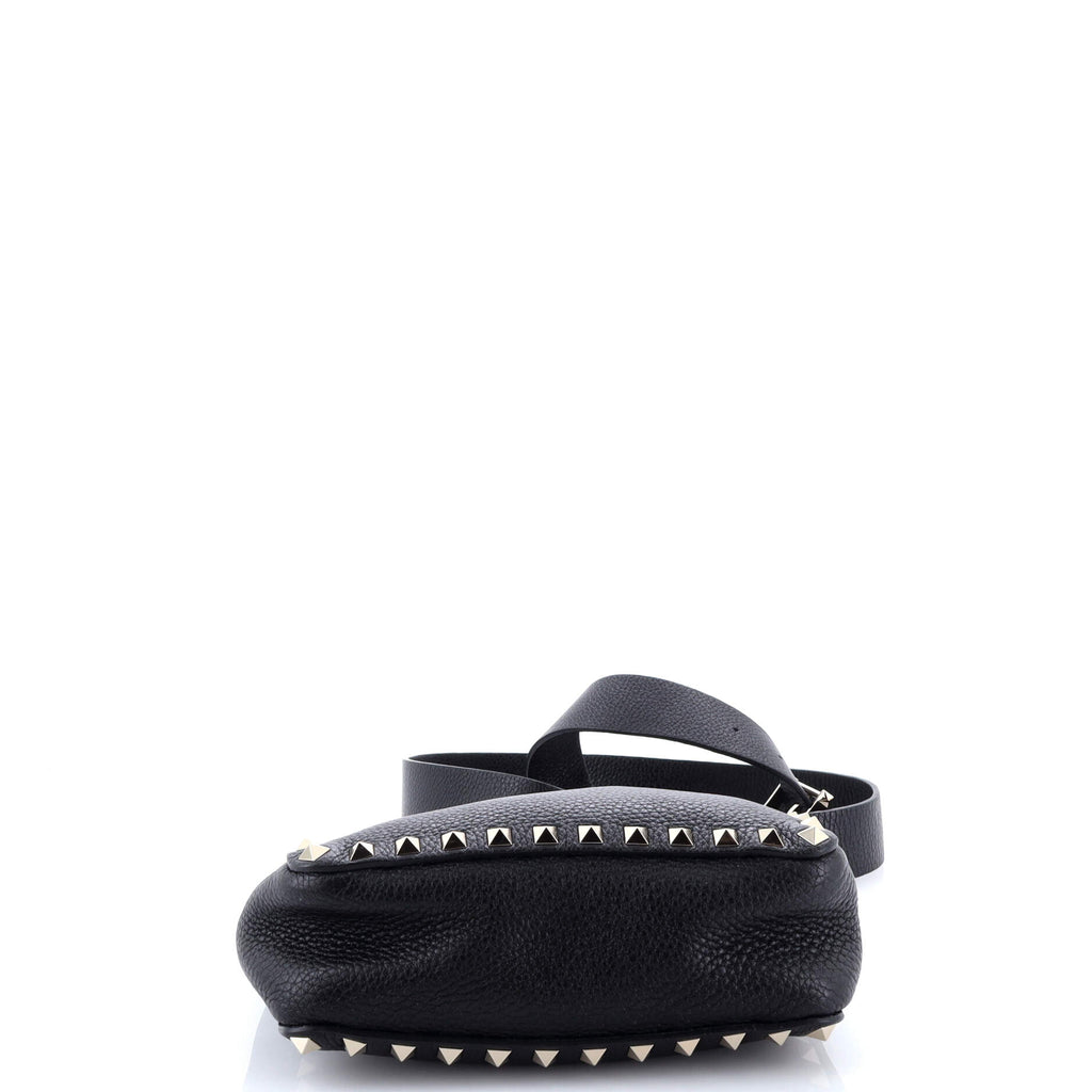 Rockstud Flip Lock Messenger Bag Leather Mini