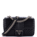 Chain Flap Shoulder Bag Diagramme Quilted Leather Medium