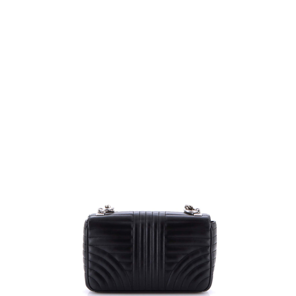 Chain Flap Shoulder Bag Diagramme Quilted Leather Medium