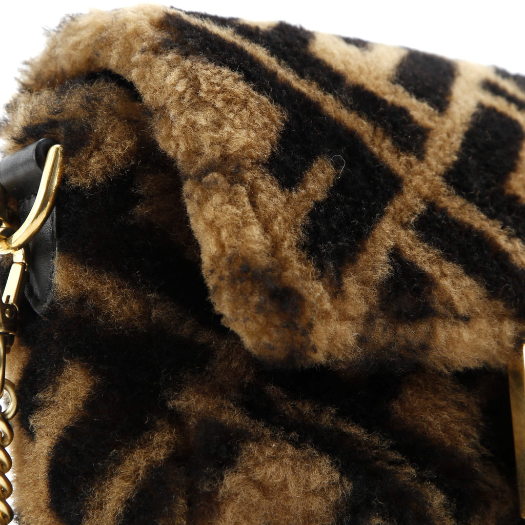 Baguette NM Bag Zucca Shearling Mini