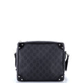 Trunk Shoulder Bag GG Coated Canvas with Studded Leather