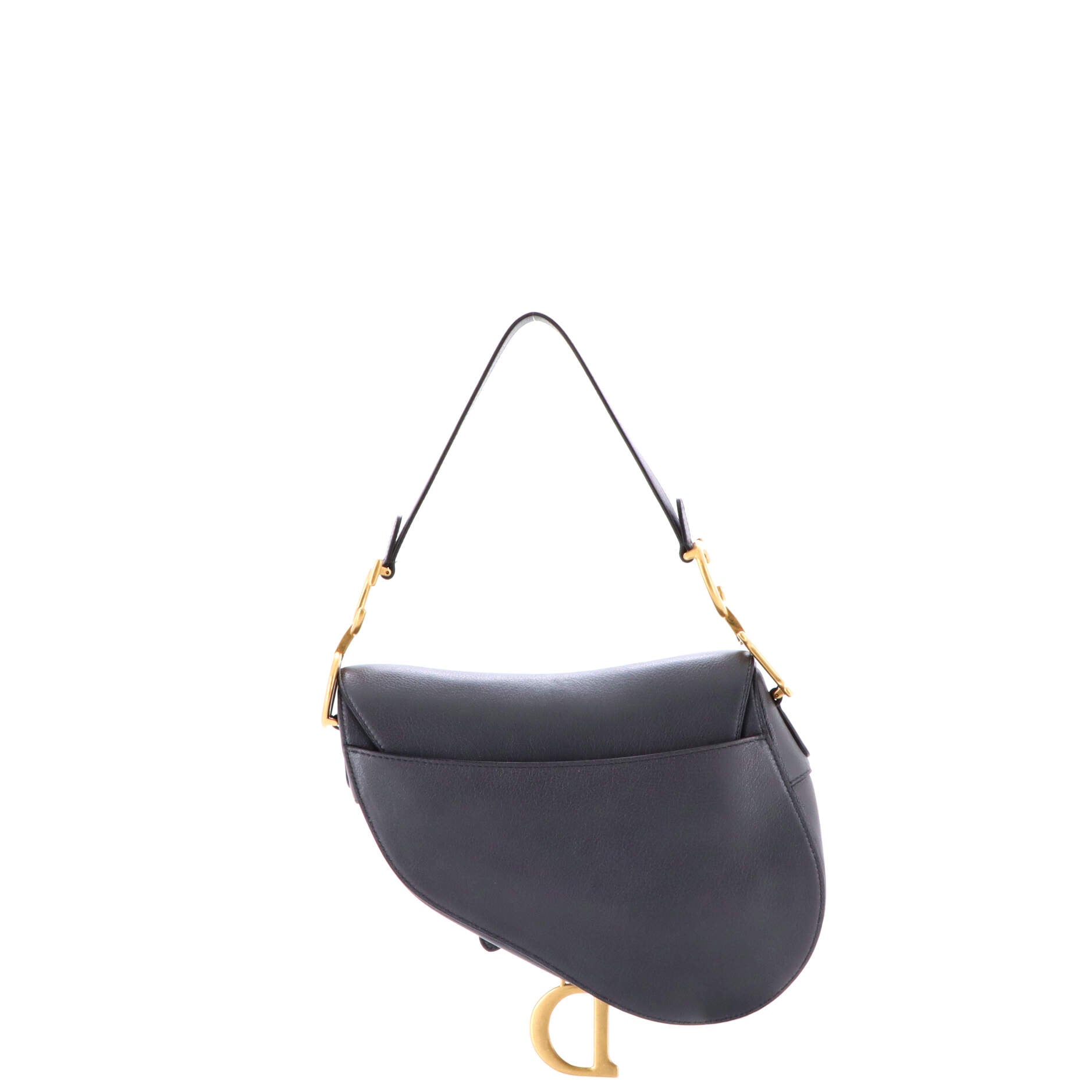 Saddle Handbag Leather Medium