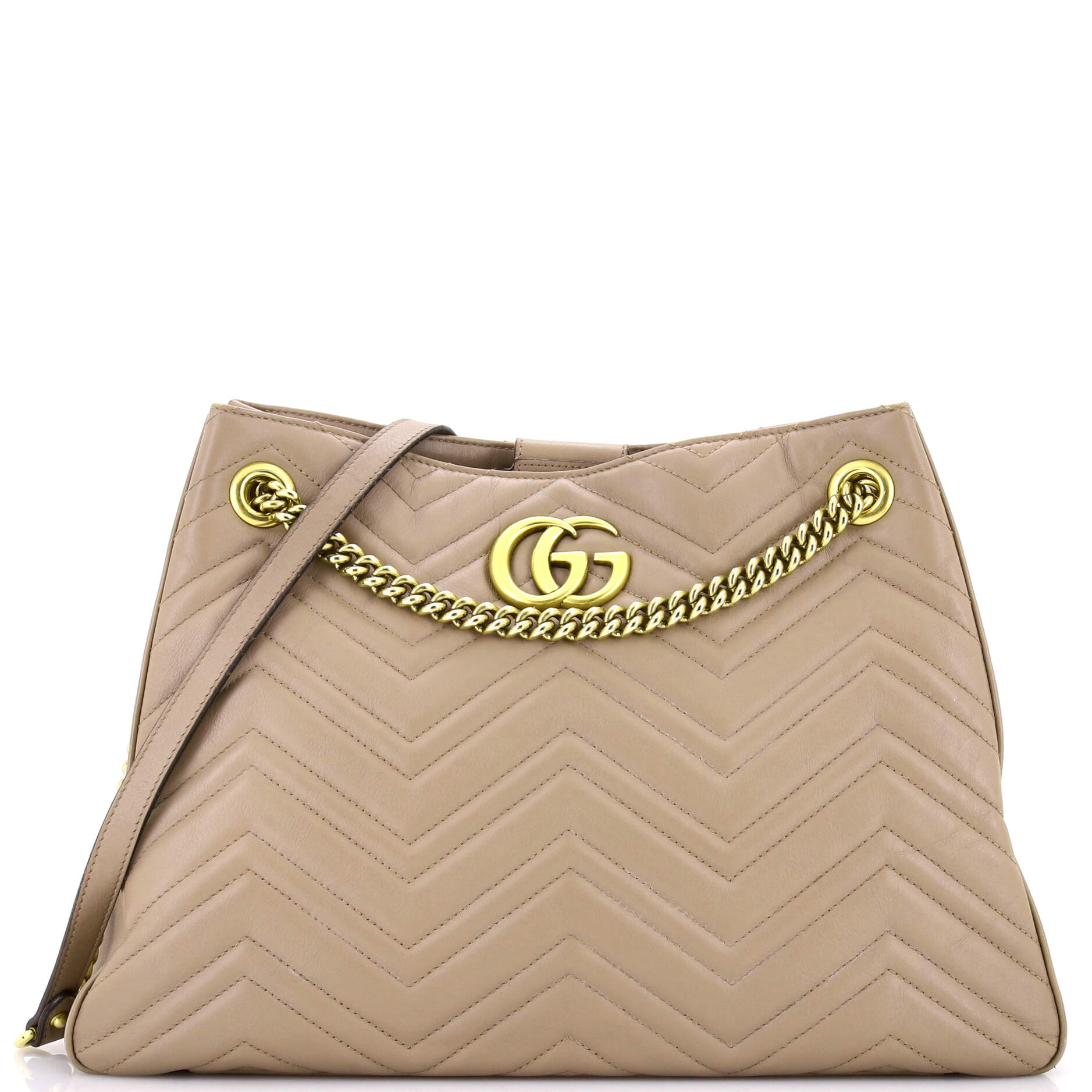 GG Marmont Chain Shoulder Bag Matelasse Leather
