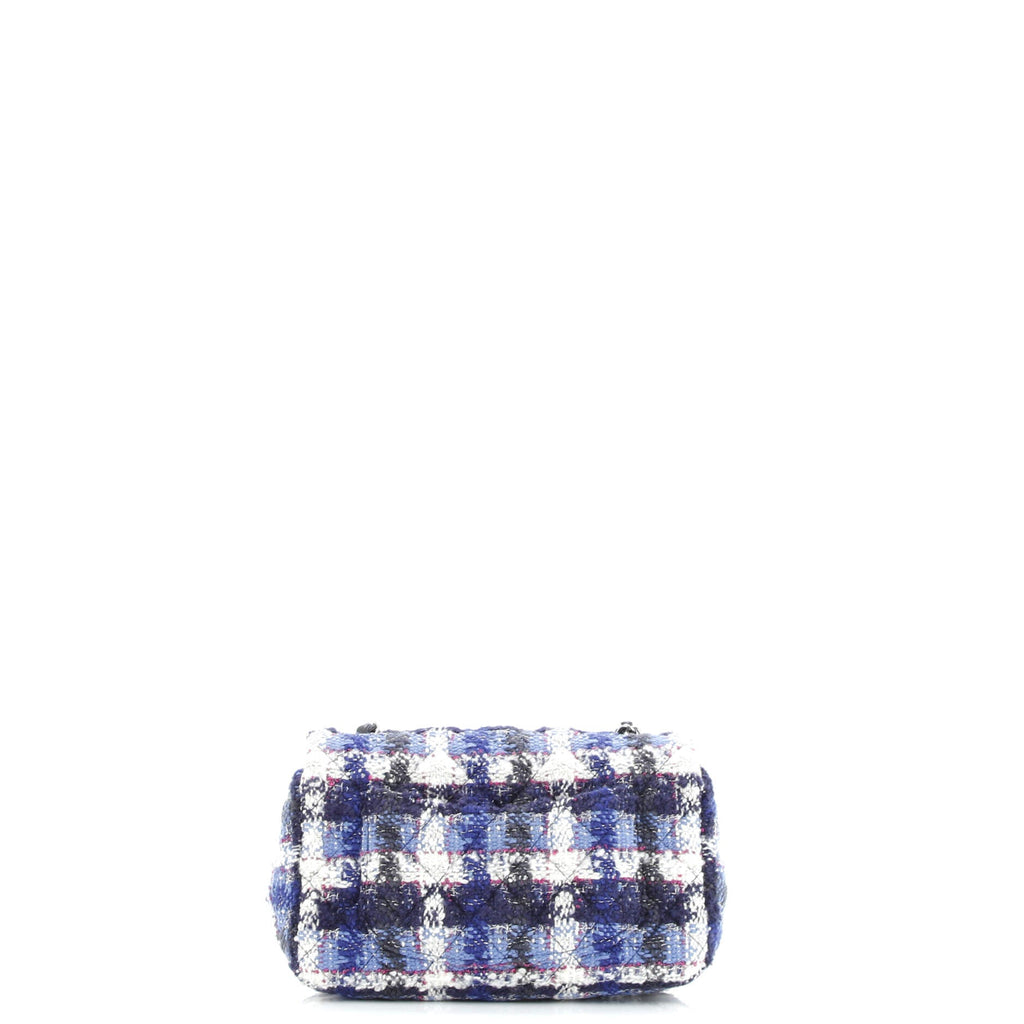 Classic Single Flap Bag Quilted Tweed Mini
