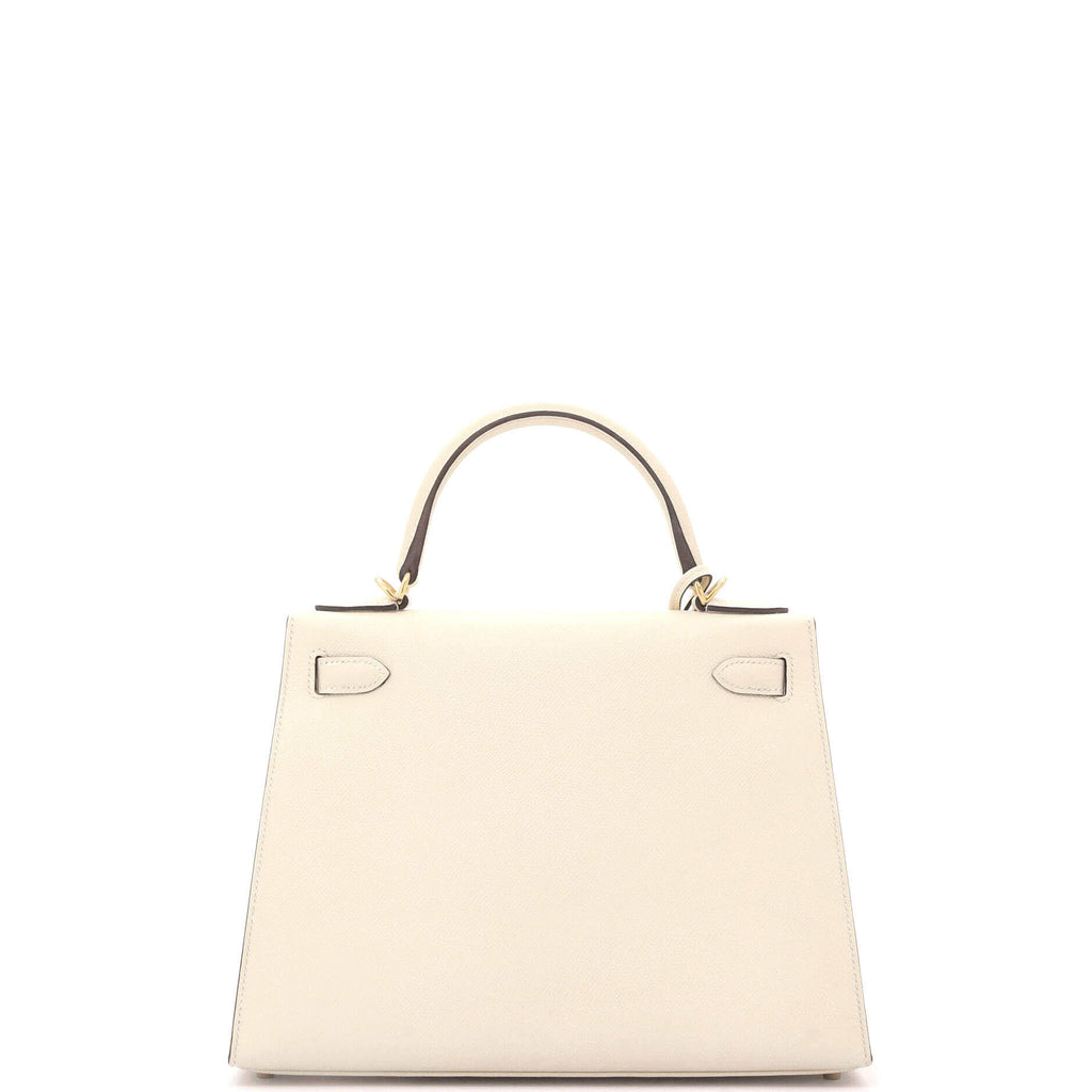 Kelly Handbag Light Epsom with Gold Hardware 28