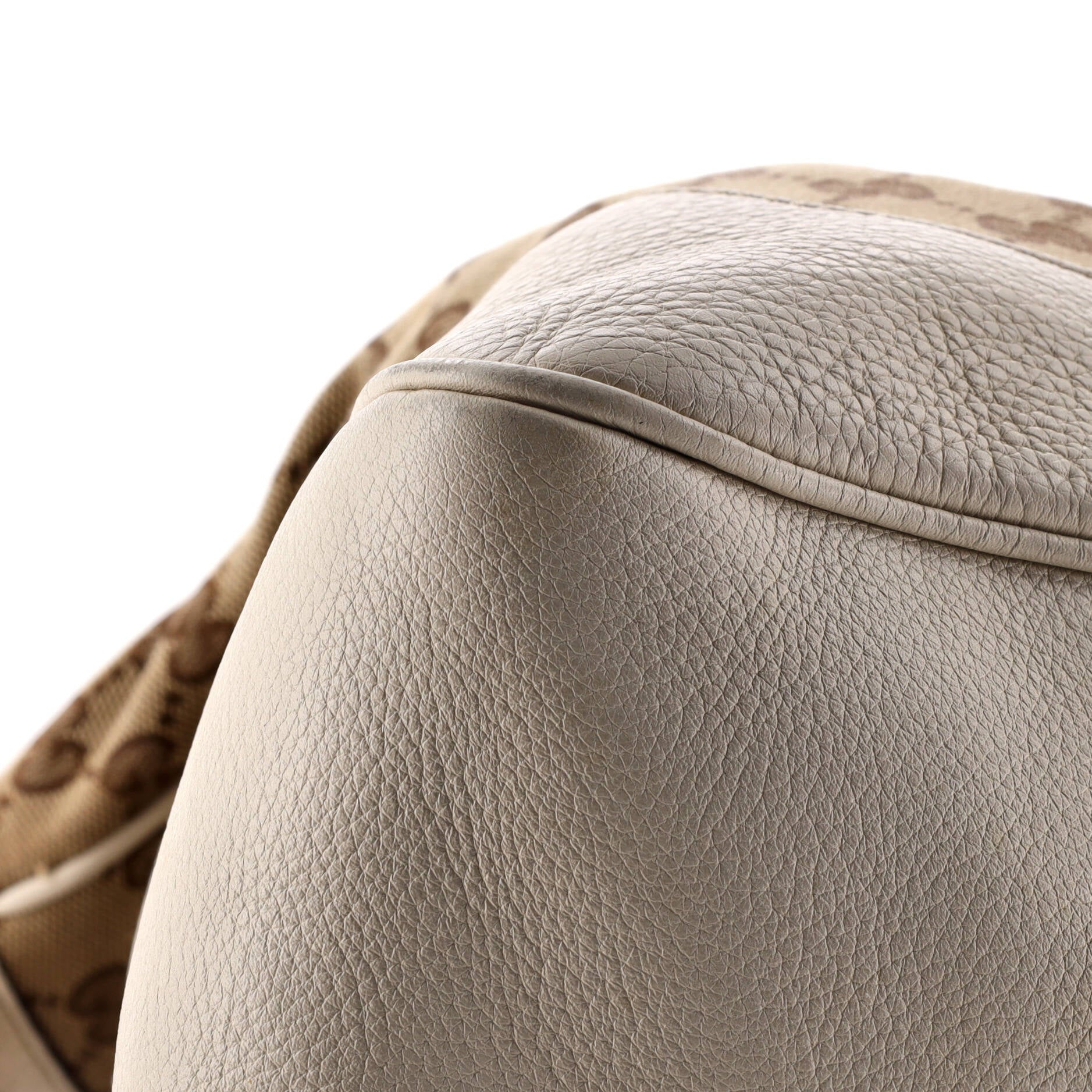 Diana Bamboo Shoulder Bag GG Canvas Medium