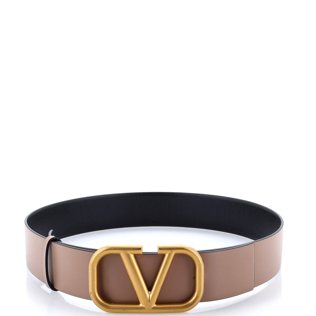 VLogo Reversible Belt Leather Wide
