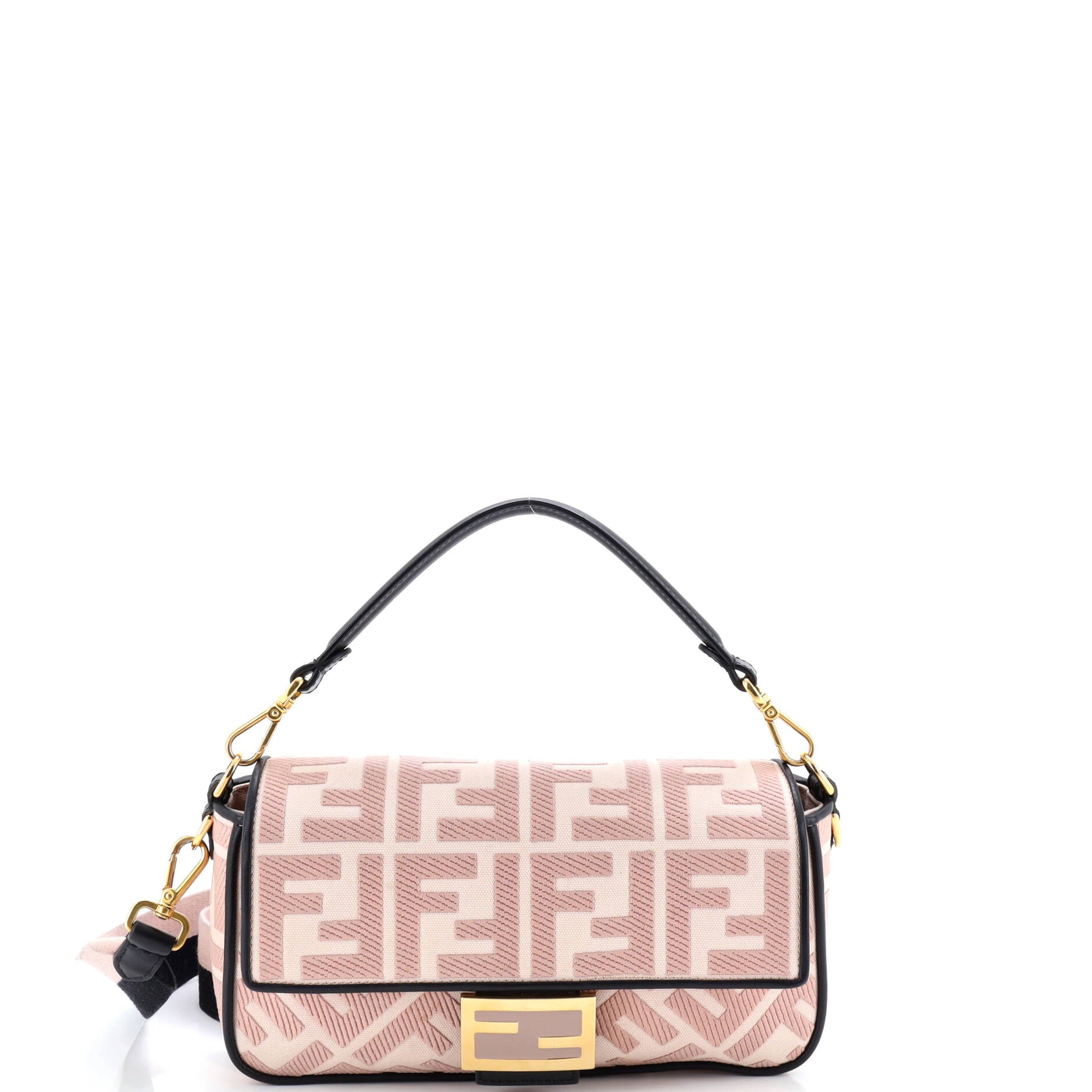 Baguette NM Bag Zucca Embroidered Canvas Medium