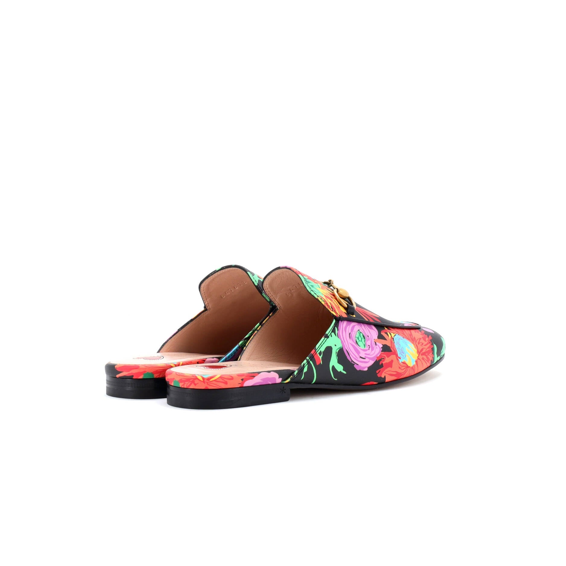 Women's Princetown Mules Printed Leather