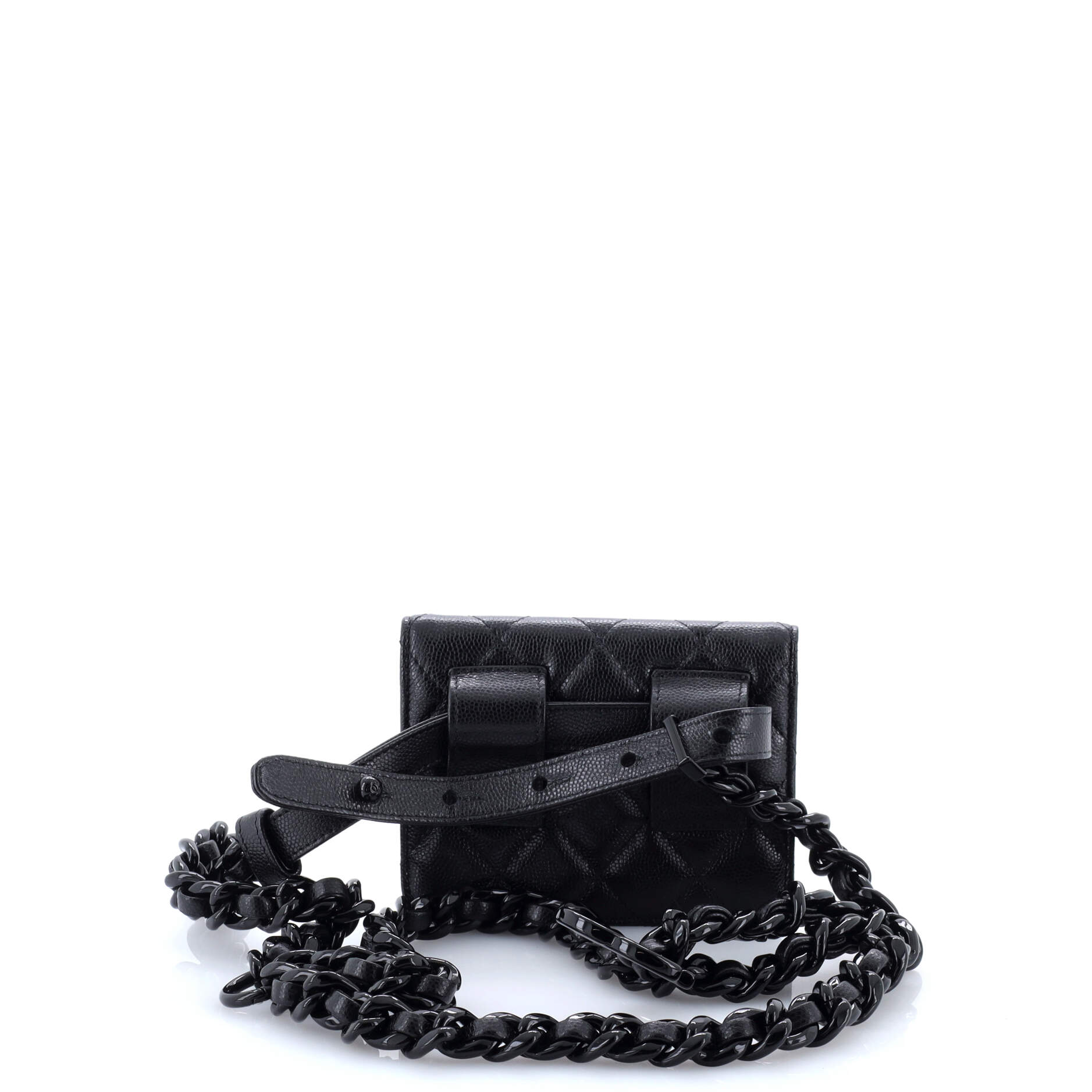 My Everything Flap Card Holder Belt Bag Quilted Caviar